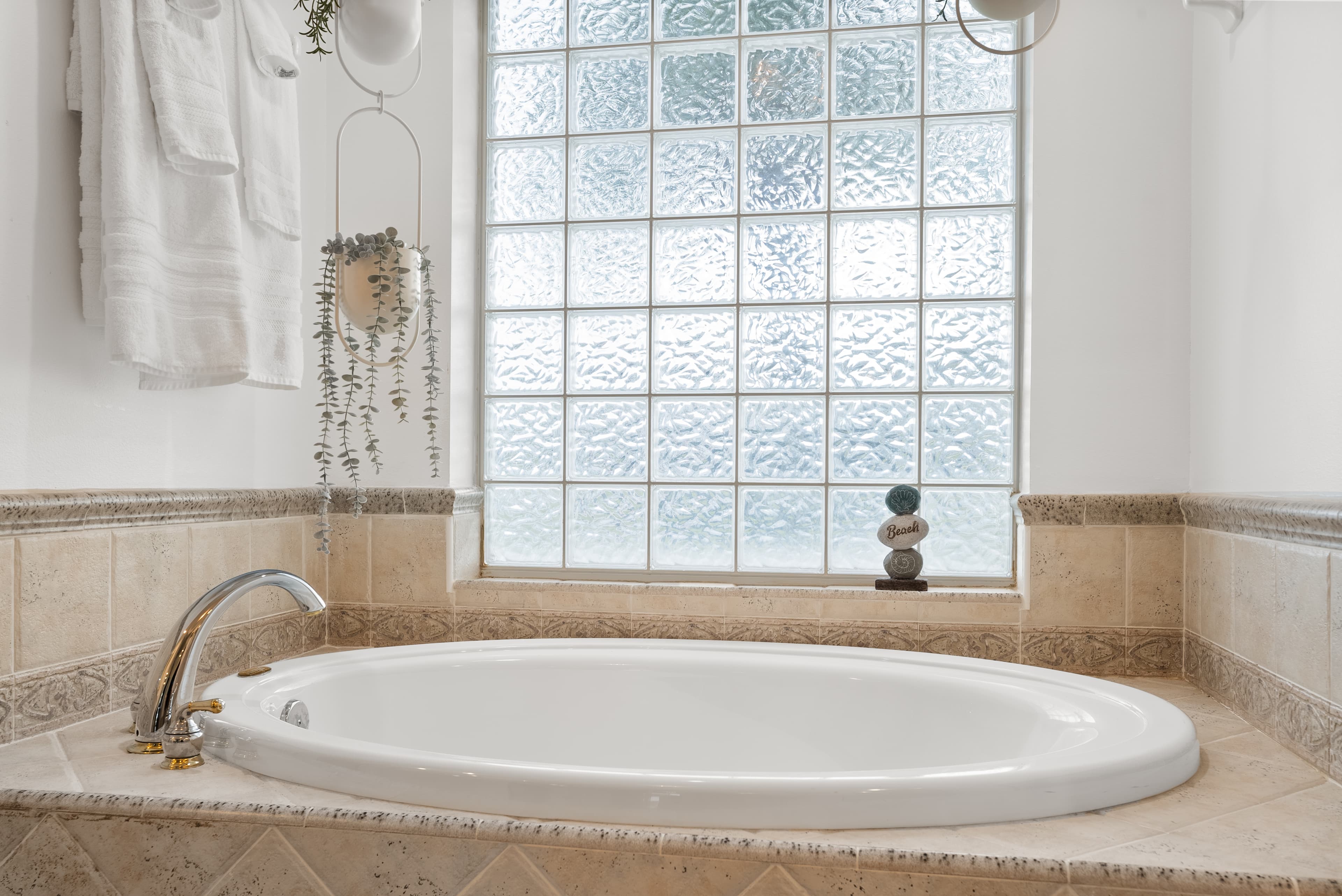 Clean and modern guest bathroom