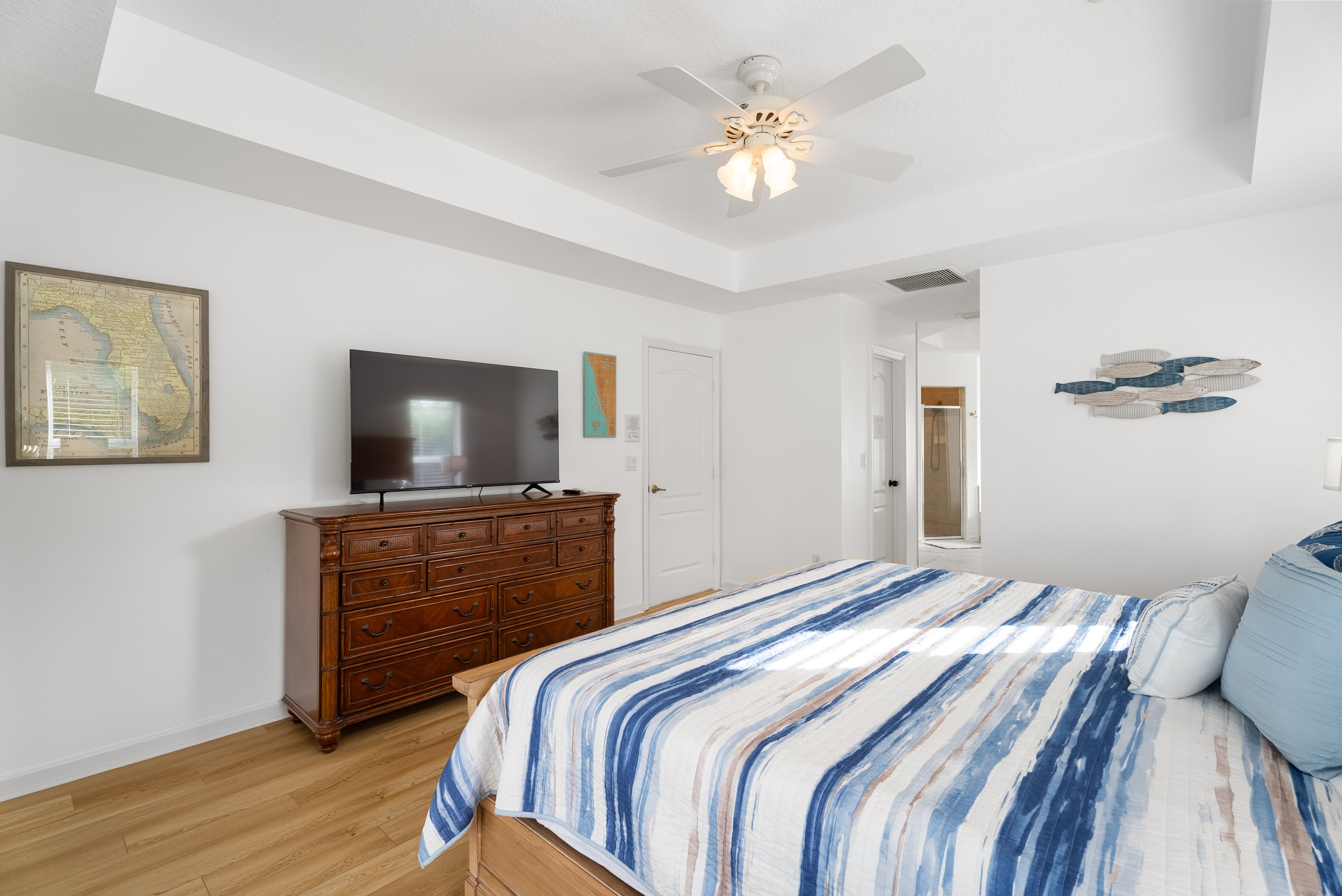 Master bedroom with reading nook
